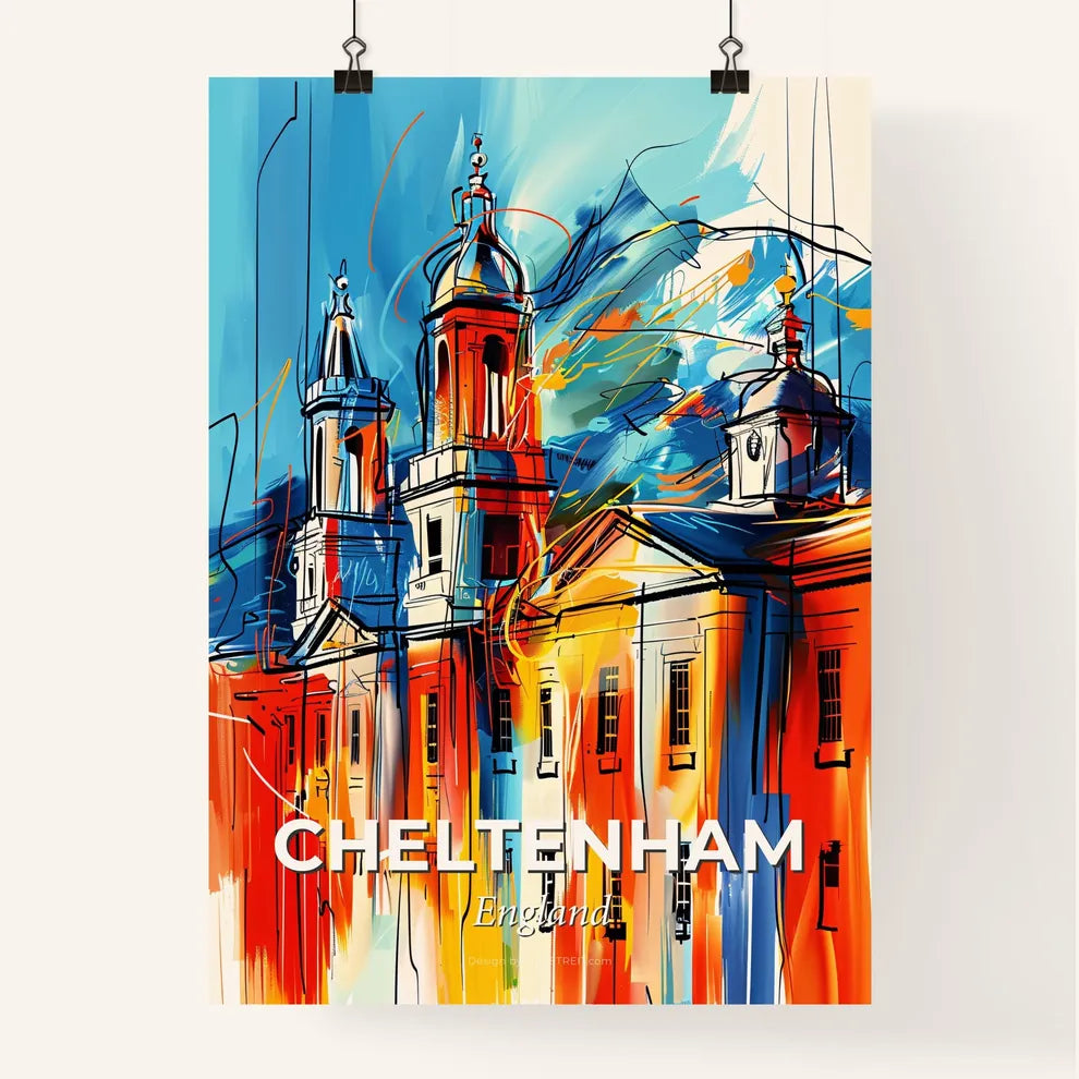 Vibrant Cheltenham, England Poster