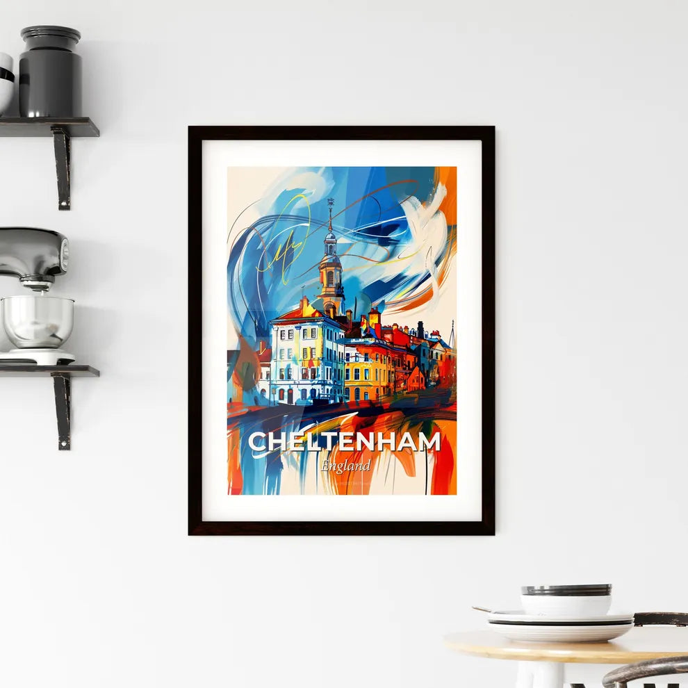 Vibrant Cheltenham, England Framed Print