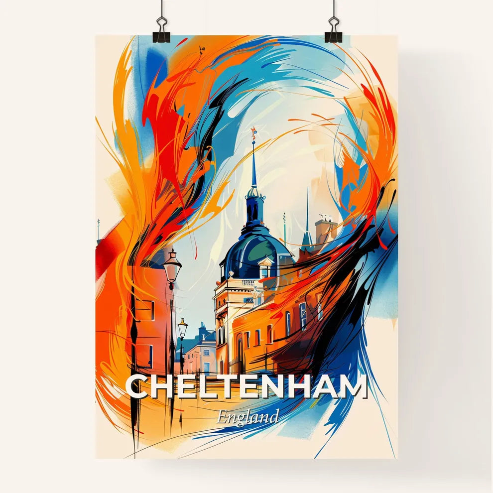 Vibrant Cheltenham, England Poster