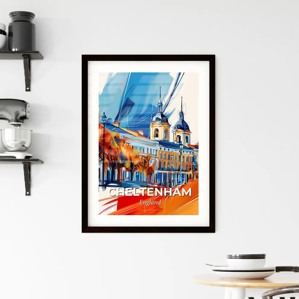 Vibrant Cheltenham, England Framed Print