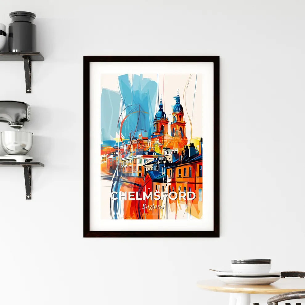 Vibrant Chelmsford, England Framed Print