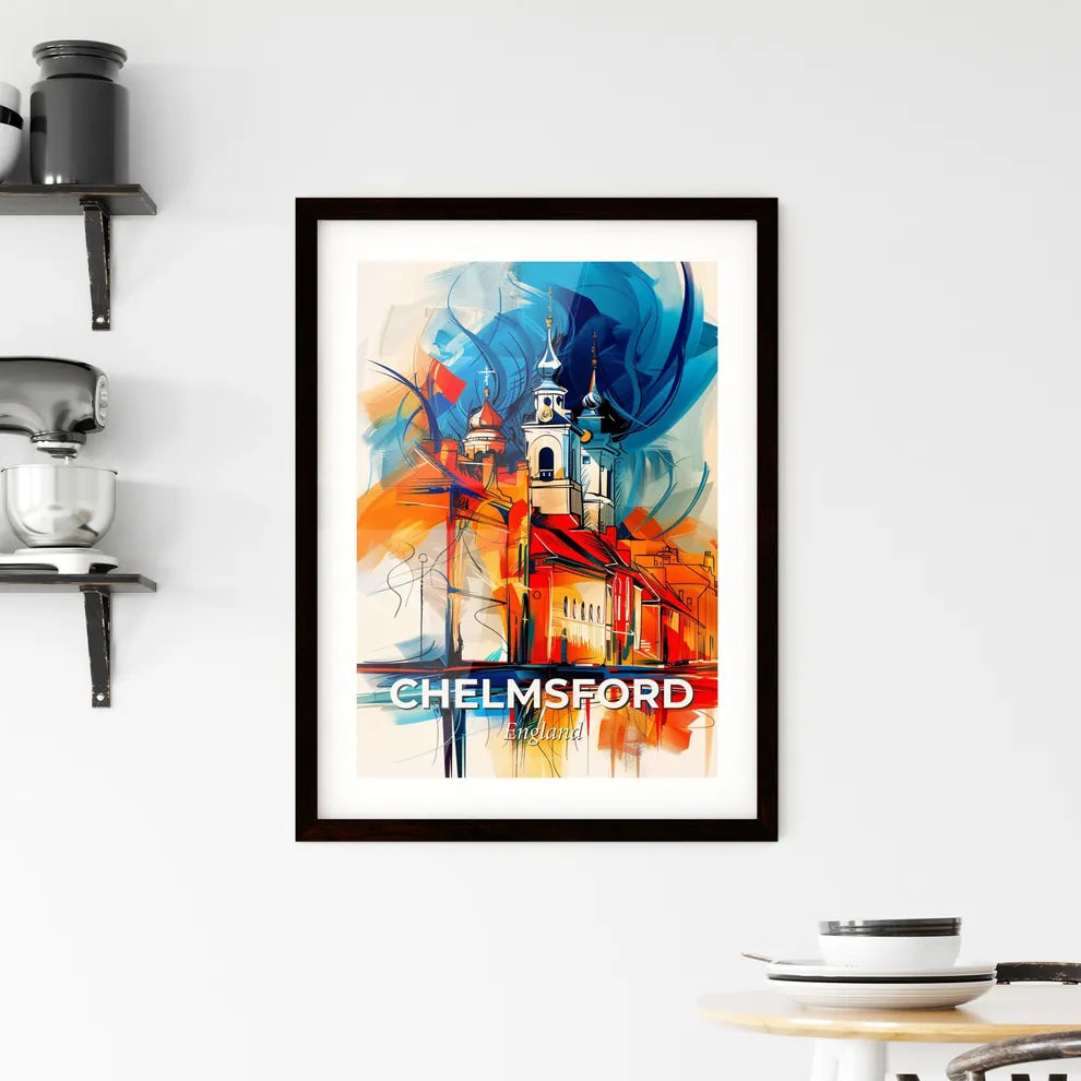 Vibrant Chelmsford, England Framed Print