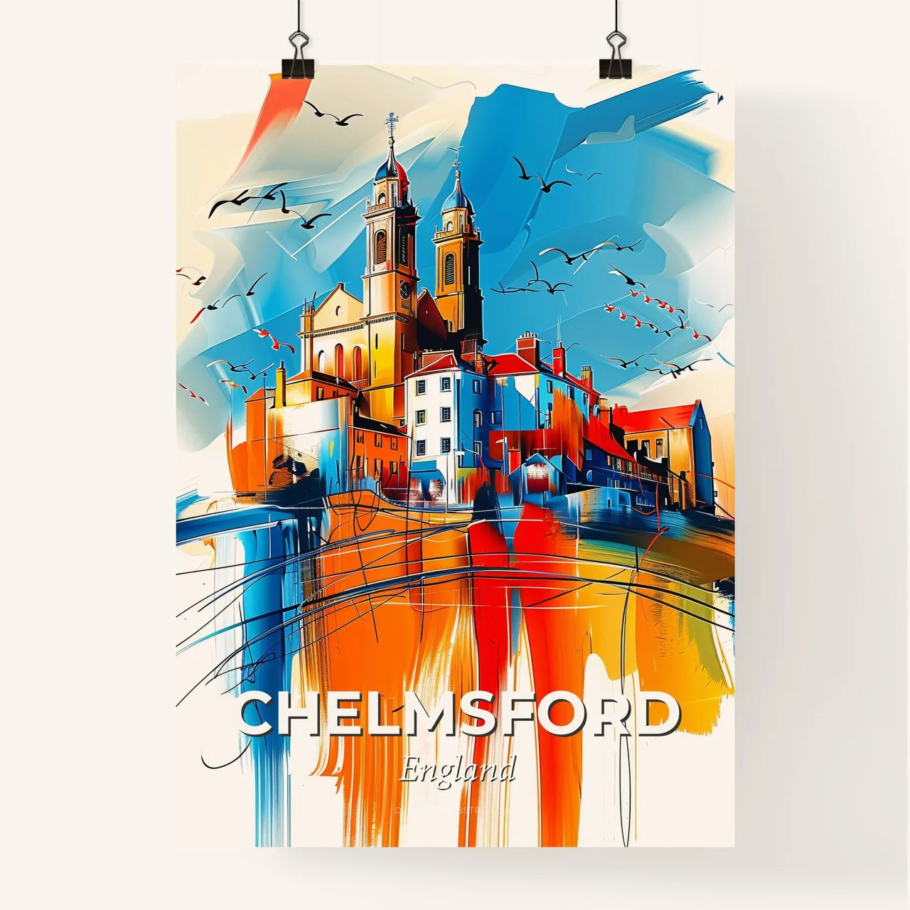 Vibrant Chelmsford, England Poster