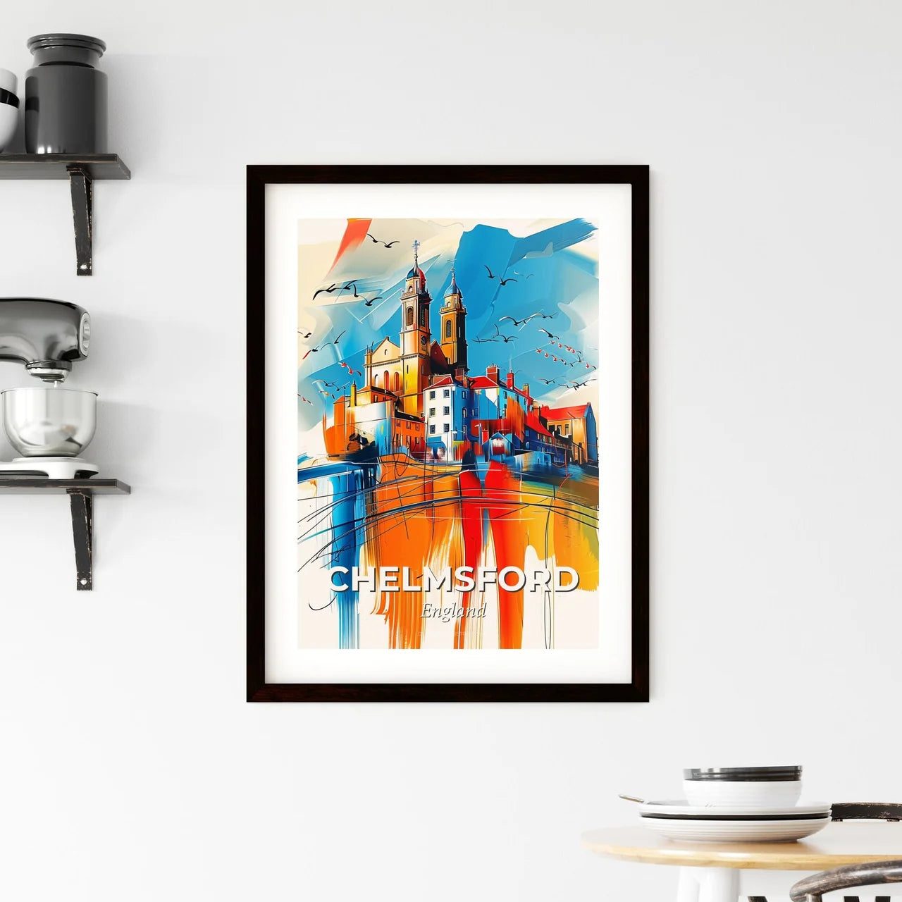Vibrant Chelmsford, England Framed Print