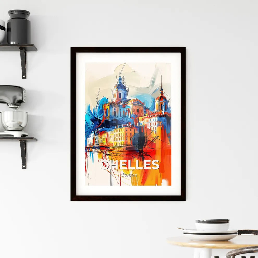 Vibrant Chelles, France Framed Print