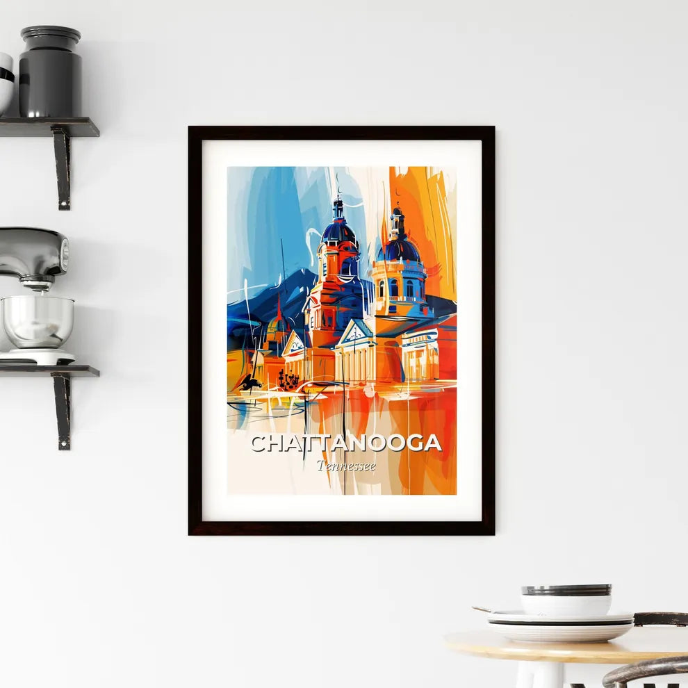 Vibrant Chattanooga, Tennessee Framed Print