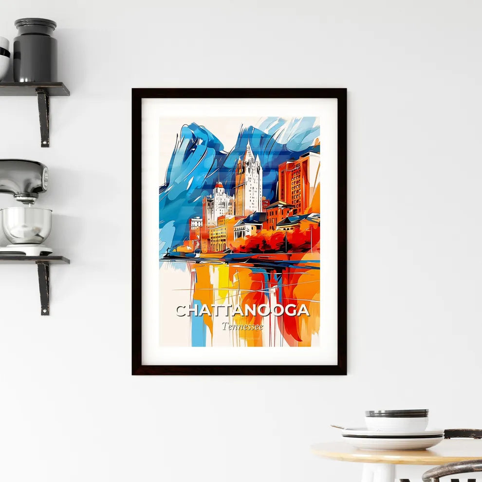 Vibrant Chattanooga, Tennessee Framed Print