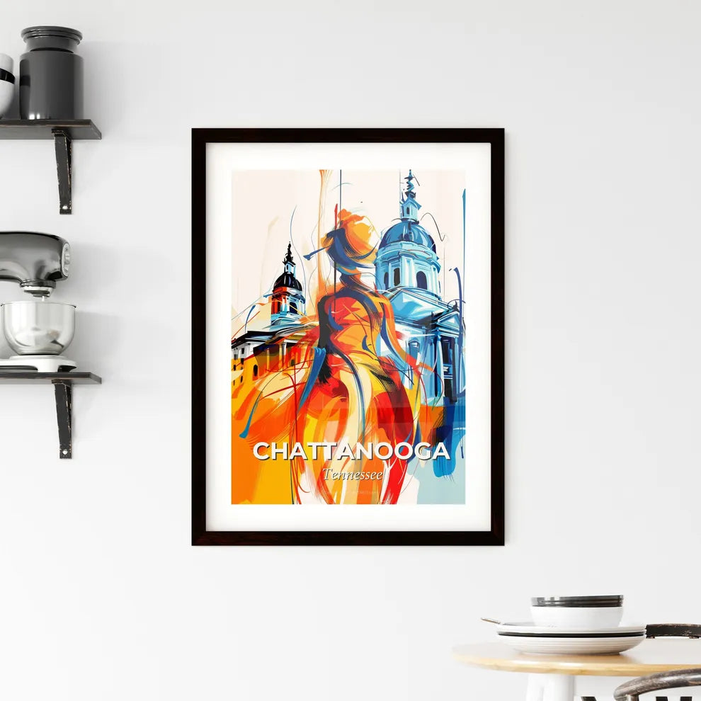 Vibrant Chattanooga, Tennessee Framed Print