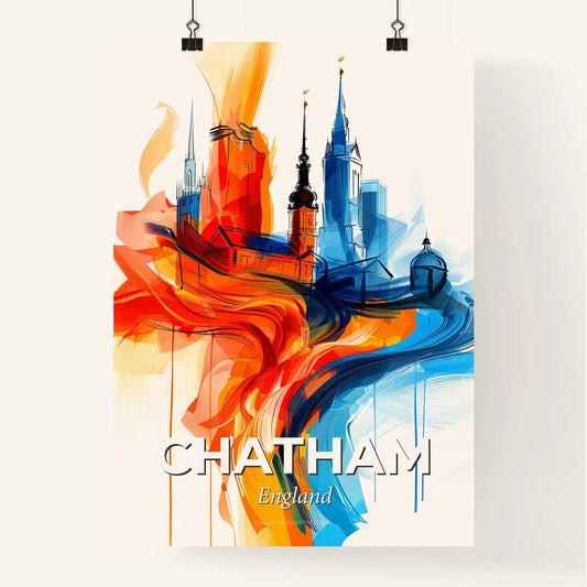 Vibrant Chatham, England Poster