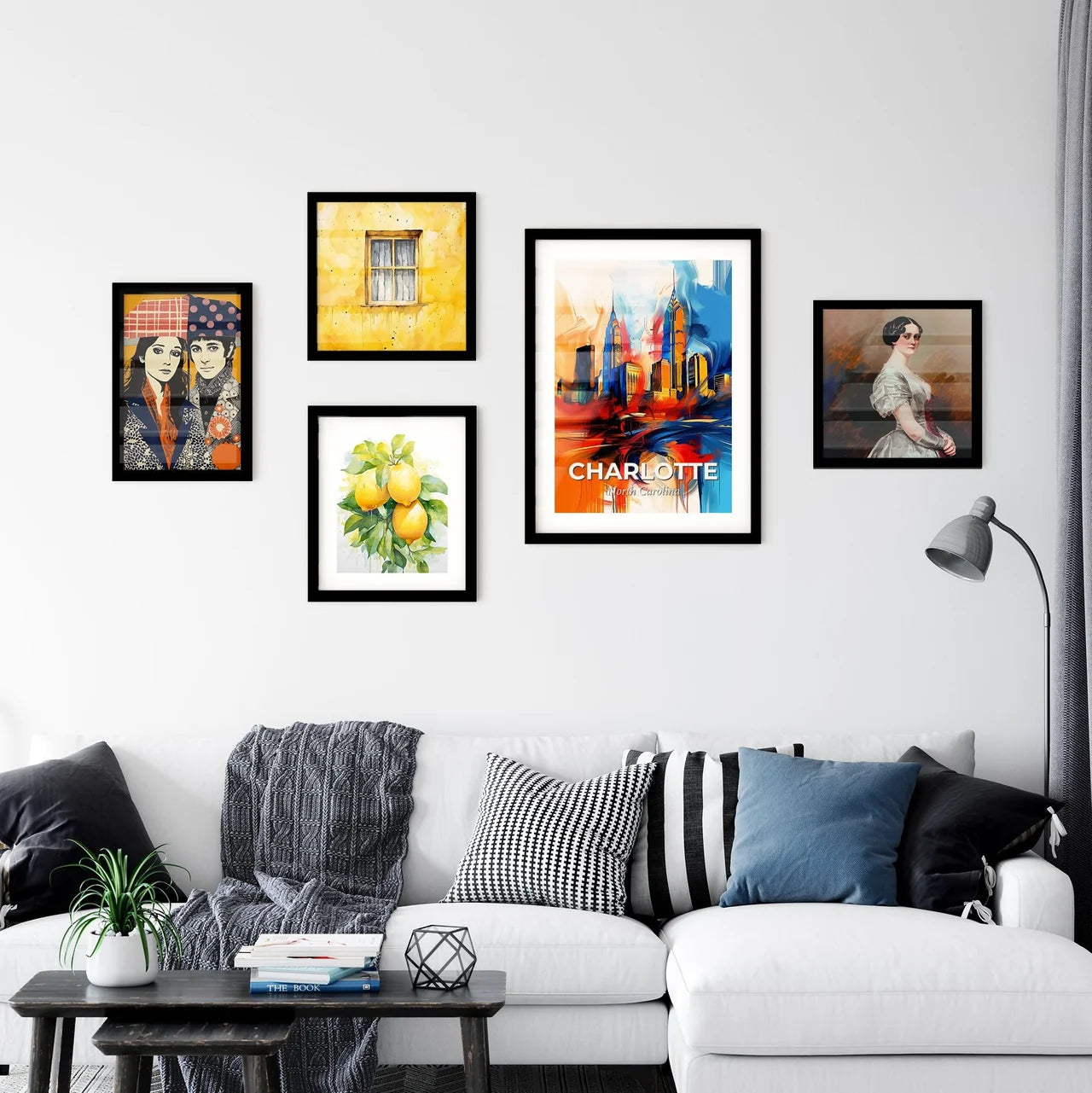 Vibrant Charlotte, North Carolina Wall Art Collection
