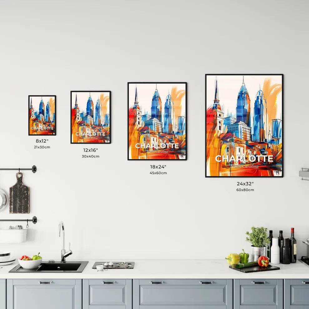 Vibrant Charlotte, North Carolina Kitchen Art