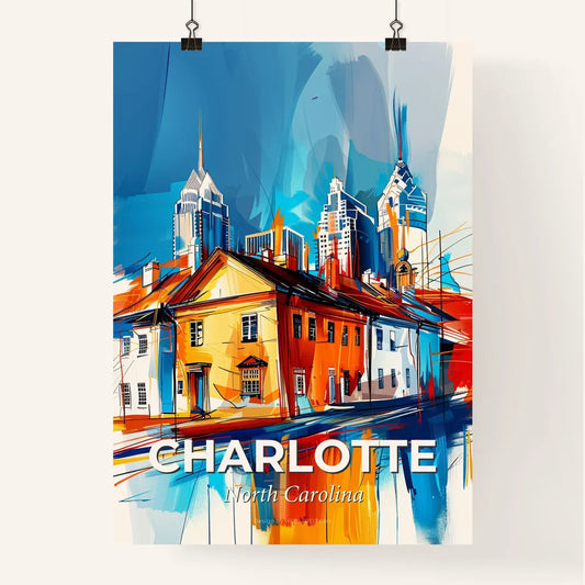 Vibrant Charlotte, North Carolina Poster