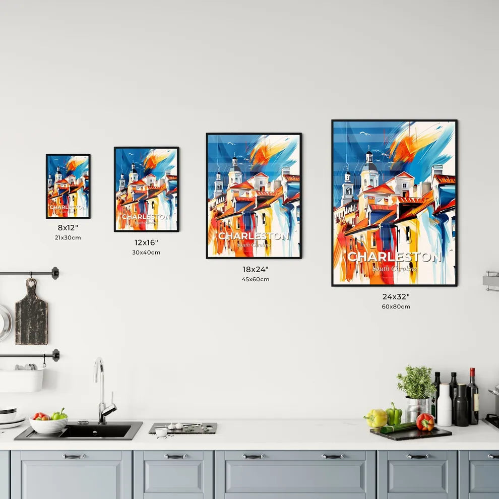 Vibrant Charleston, South Carolina Kitchen Art