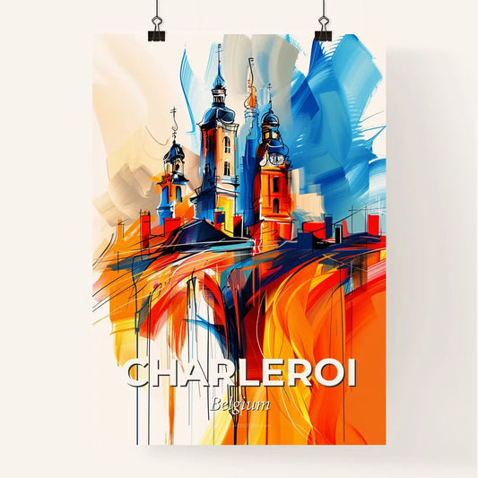 Vibrant Charleroi, Belgium Poster