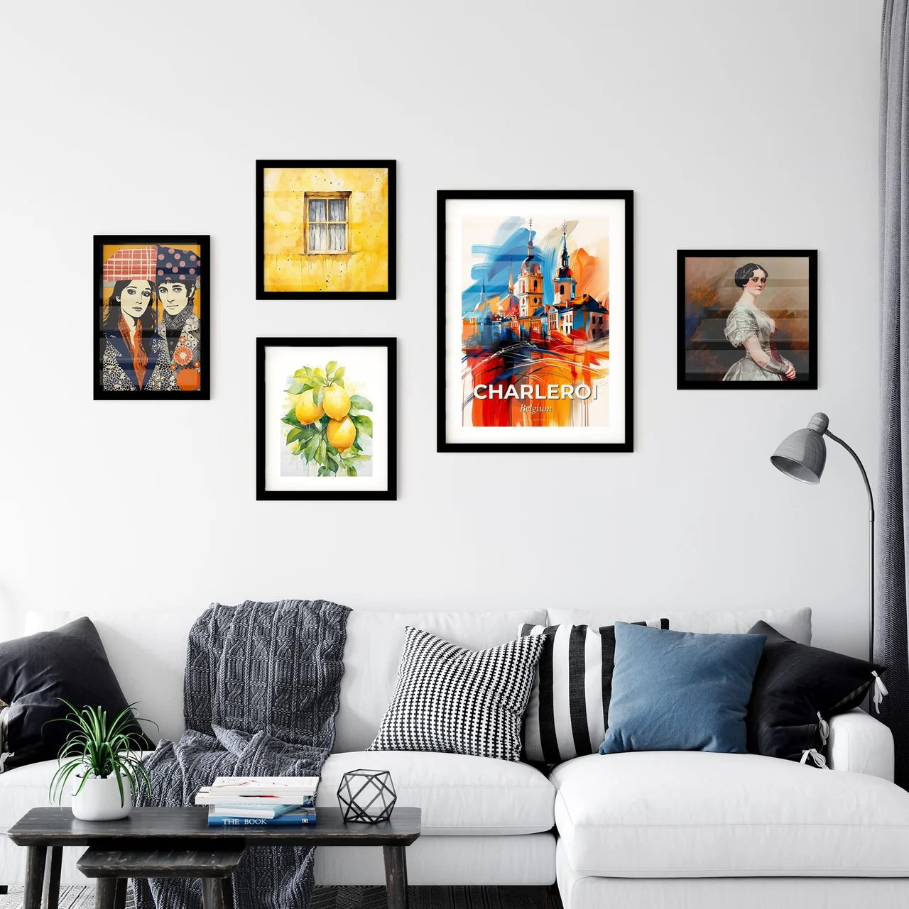 Vibrant Charleroi, Belgium Wall Art Collection
