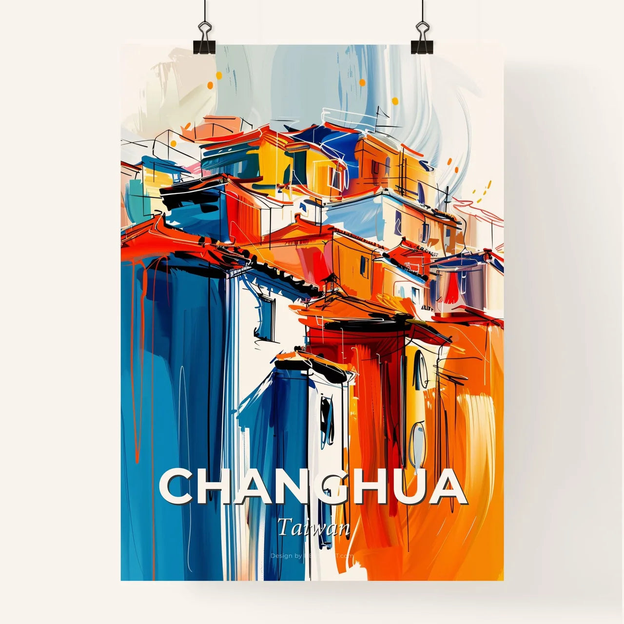 Vibrant Changhua, Taiwan Poster