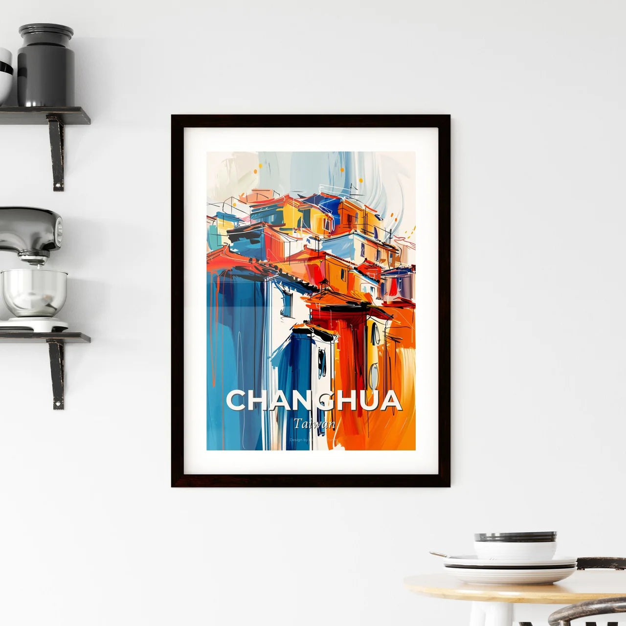 Vibrant Changhua, Taiwan Framed Print