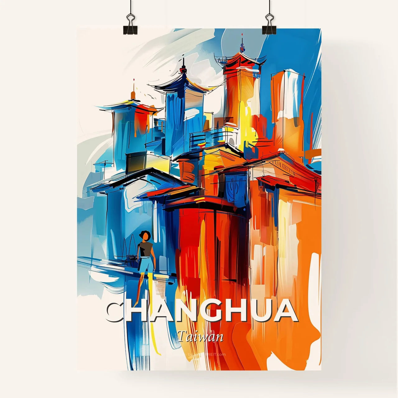 Vibrant Changhua, Taiwan Poster
