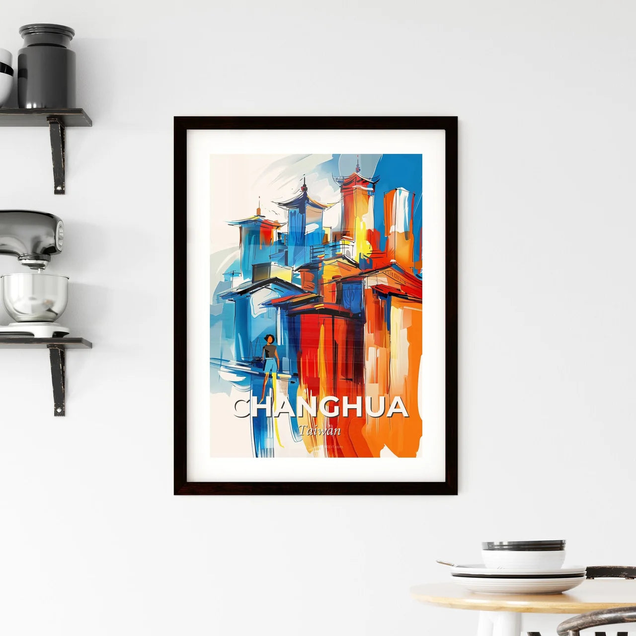 Vibrant Changhua, Taiwan Framed Print
