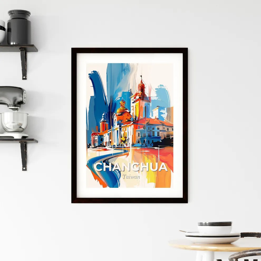 Vibrant Changhua, Taiwan Framed Print