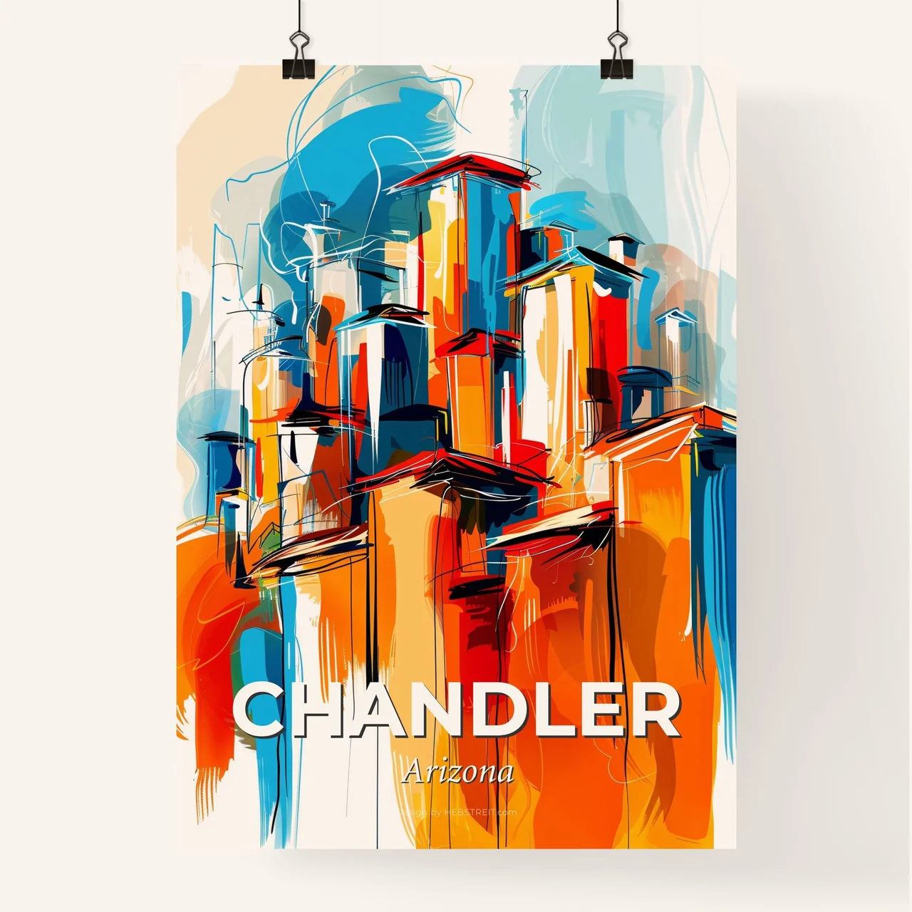 Vibrant Chandler, Arizona Poster