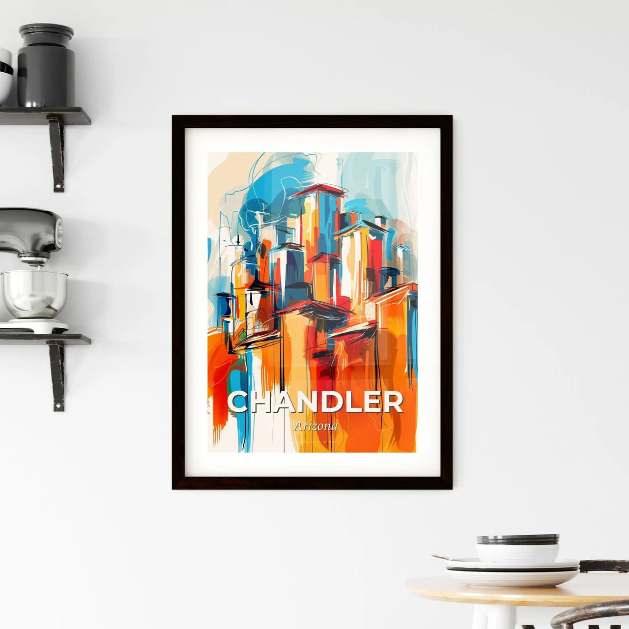 Vibrant Chandler, Arizona Framed Print