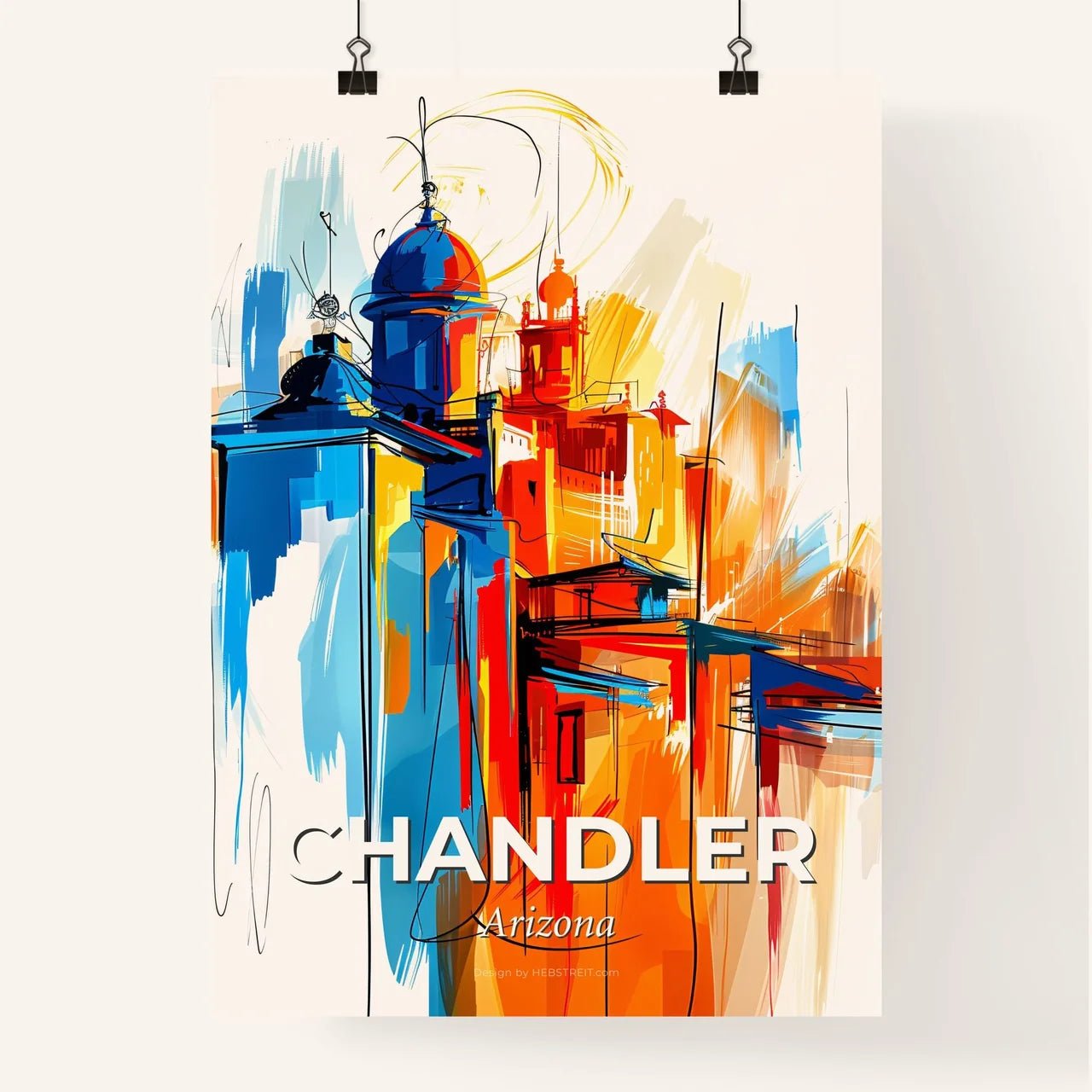Vibrant Chandler, Arizona Poster