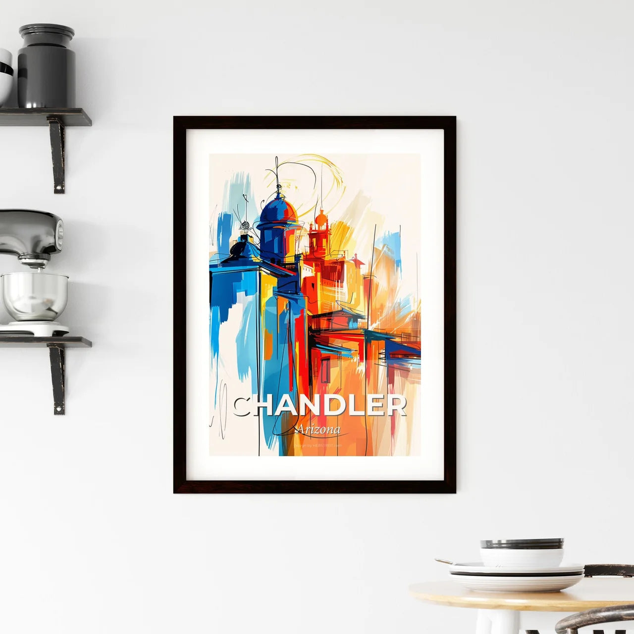 Vibrant Chandler, Arizona Framed Print