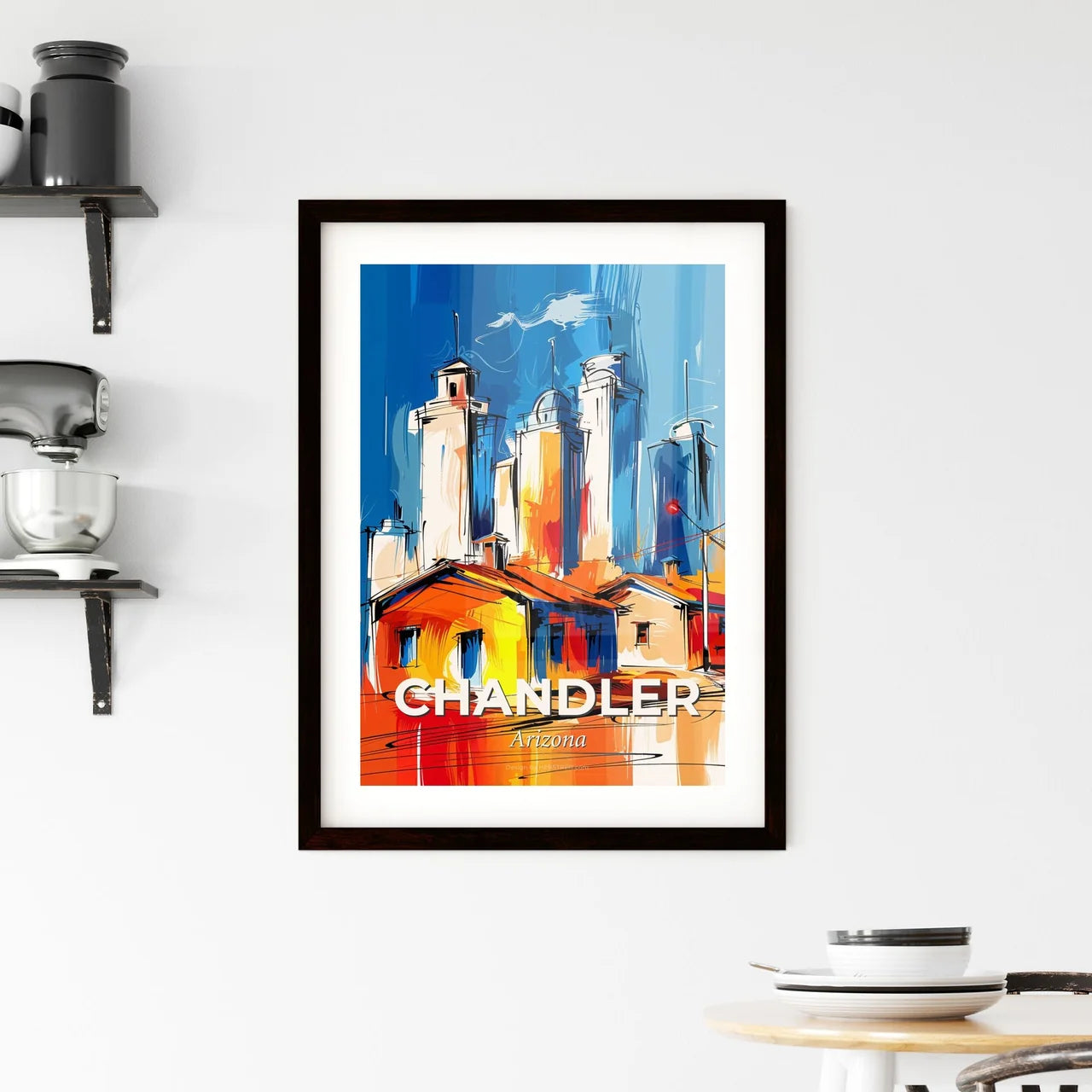 Vibrant Chandler, Arizona Framed Print