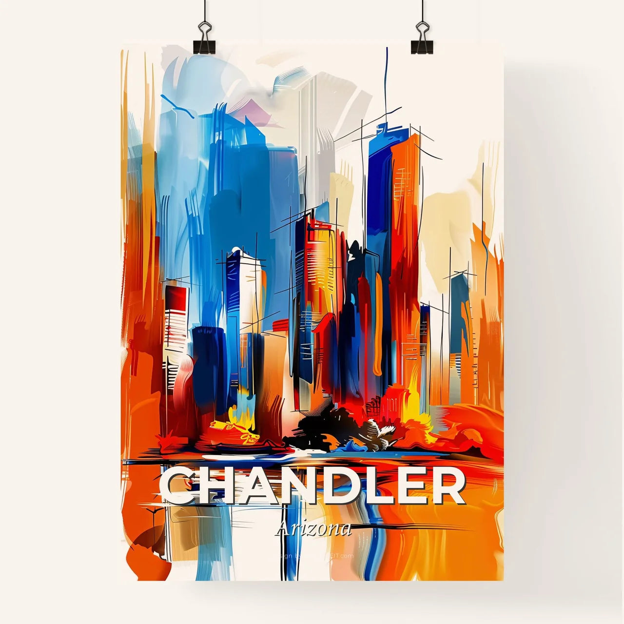 Vibrant Chandler, Arizona Poster