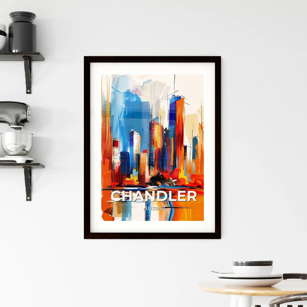 Vibrant Chandler, Arizona Framed Print