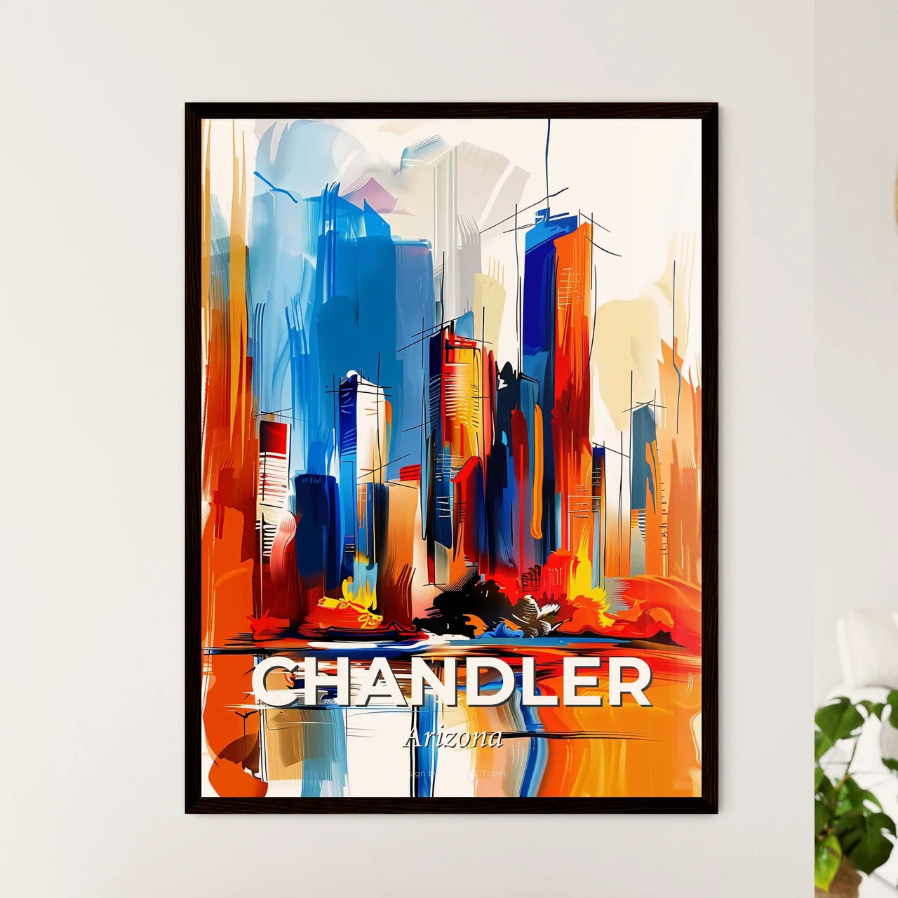 Vibrant Chandler, Arizona Art Print