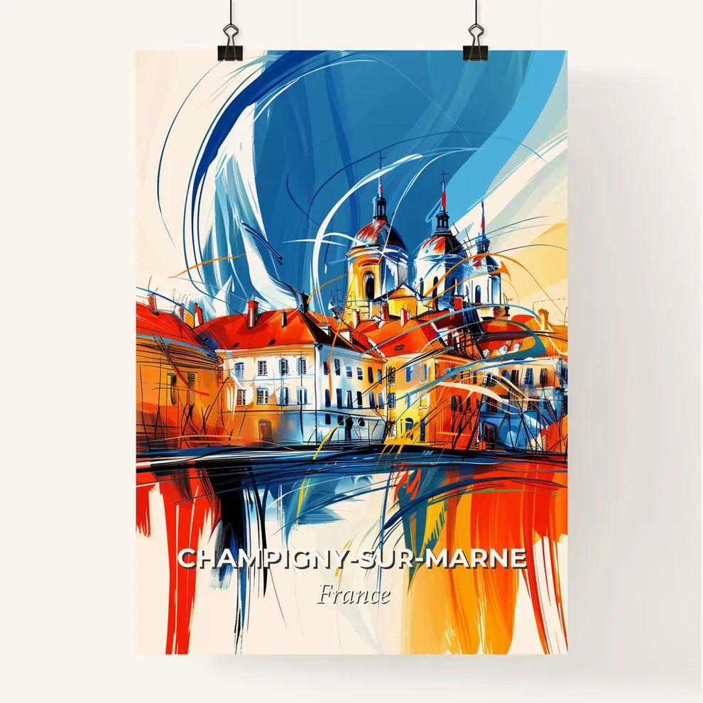 Vibrant Champign Poster