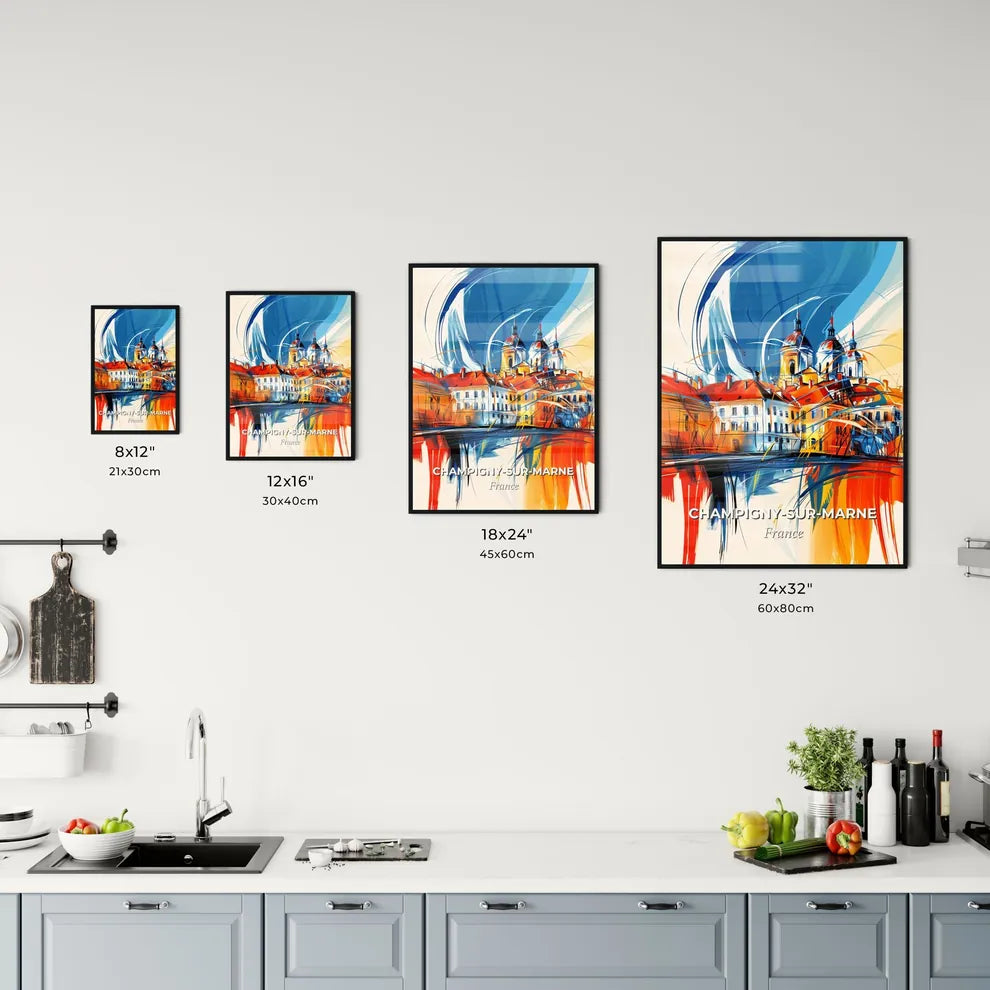 Vibrant Champign Kitchen Art