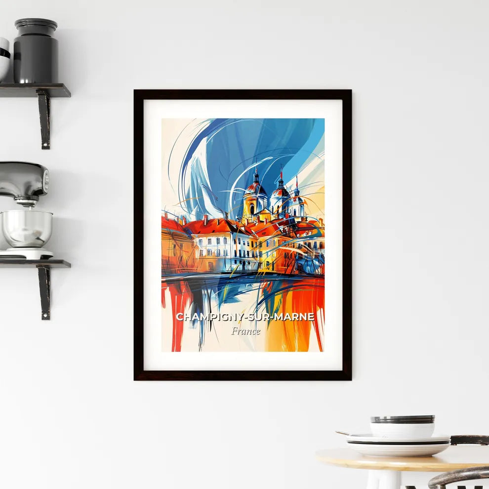 Vibrant Champign Framed Print