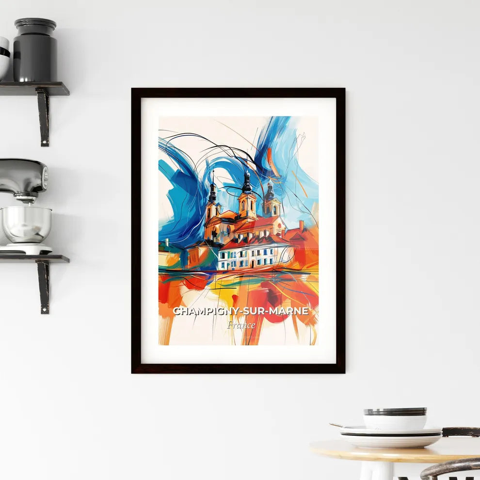 Vibrant Champign Framed Print