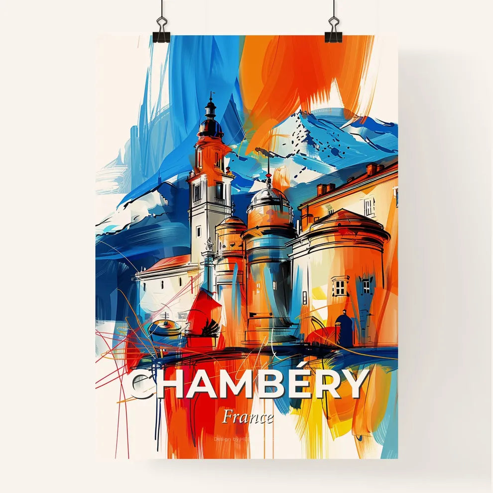 Vibrant Chambéry, France Poster