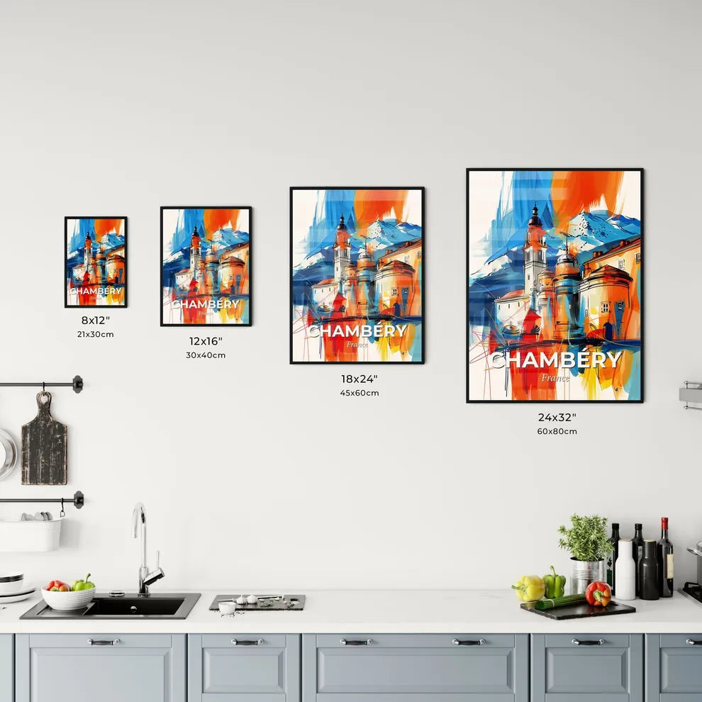 Vibrant Chambéry, France Kitchen Art