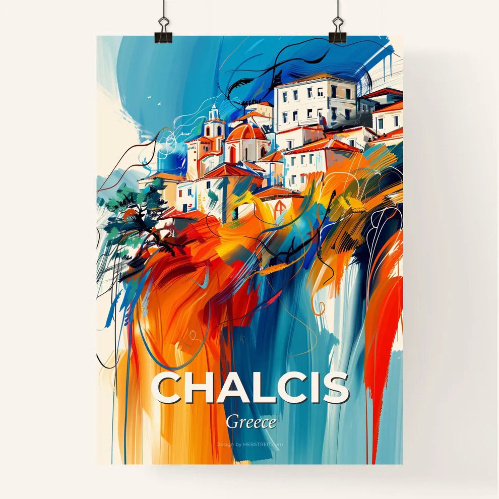 Vibrant Chalcis, Greece Poster