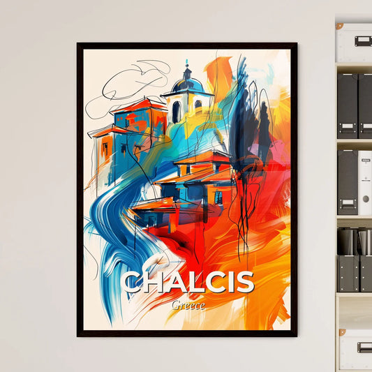 Vibrant Chalcis, Greece Art Print