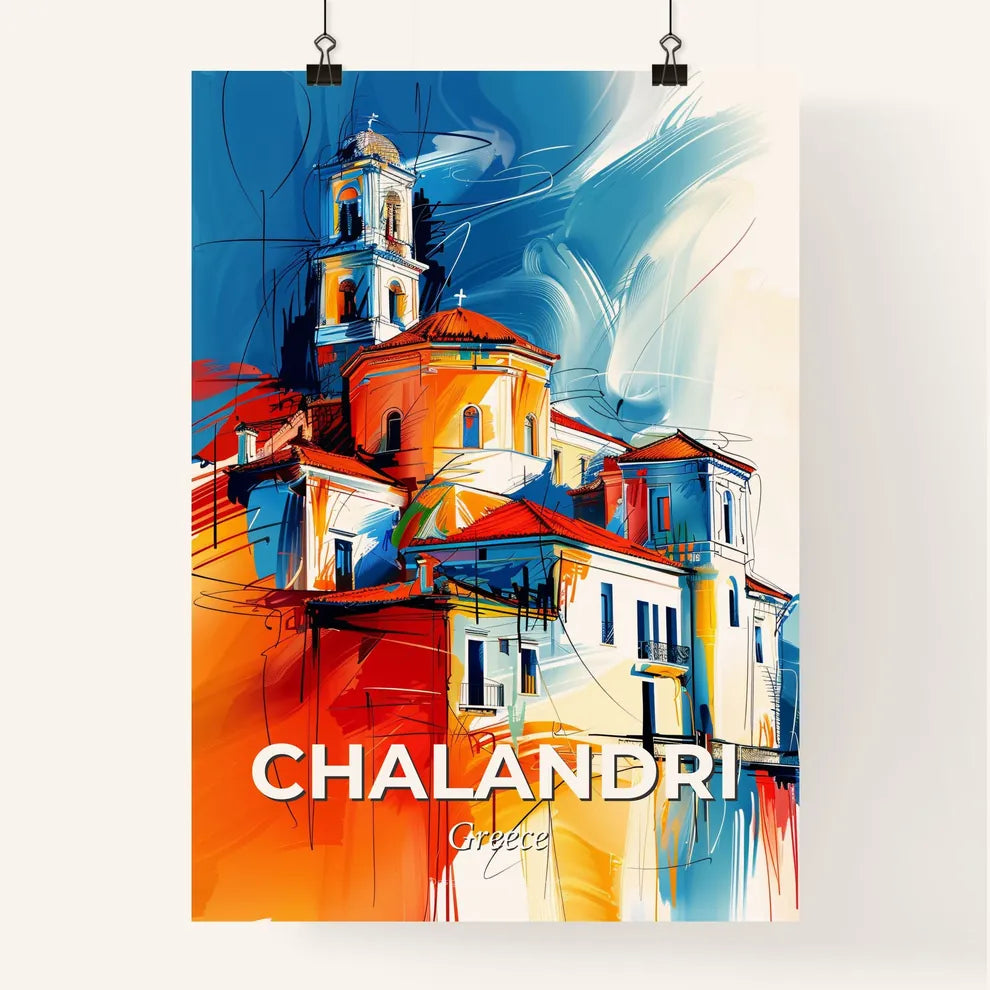 Vibrant Chalandri, Greece Poster