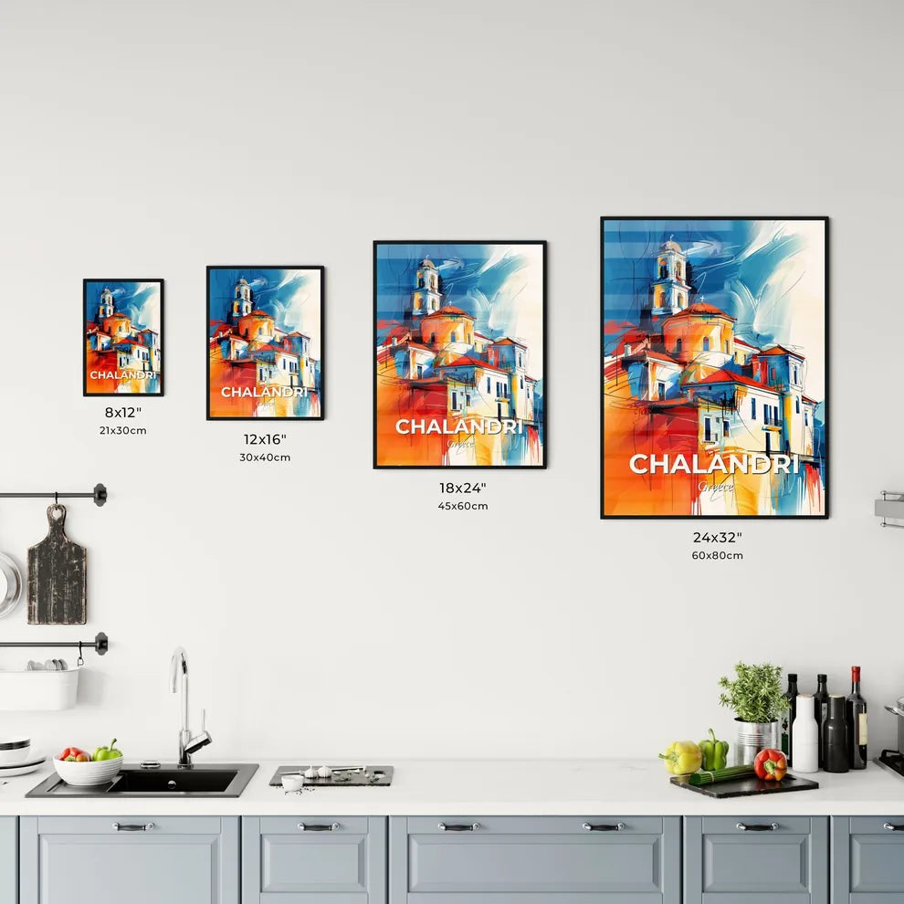 Vibrant Chalandri, Greece Kitchen Art