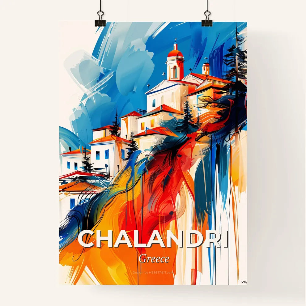 Vibrant Chalandri, Greece Poster