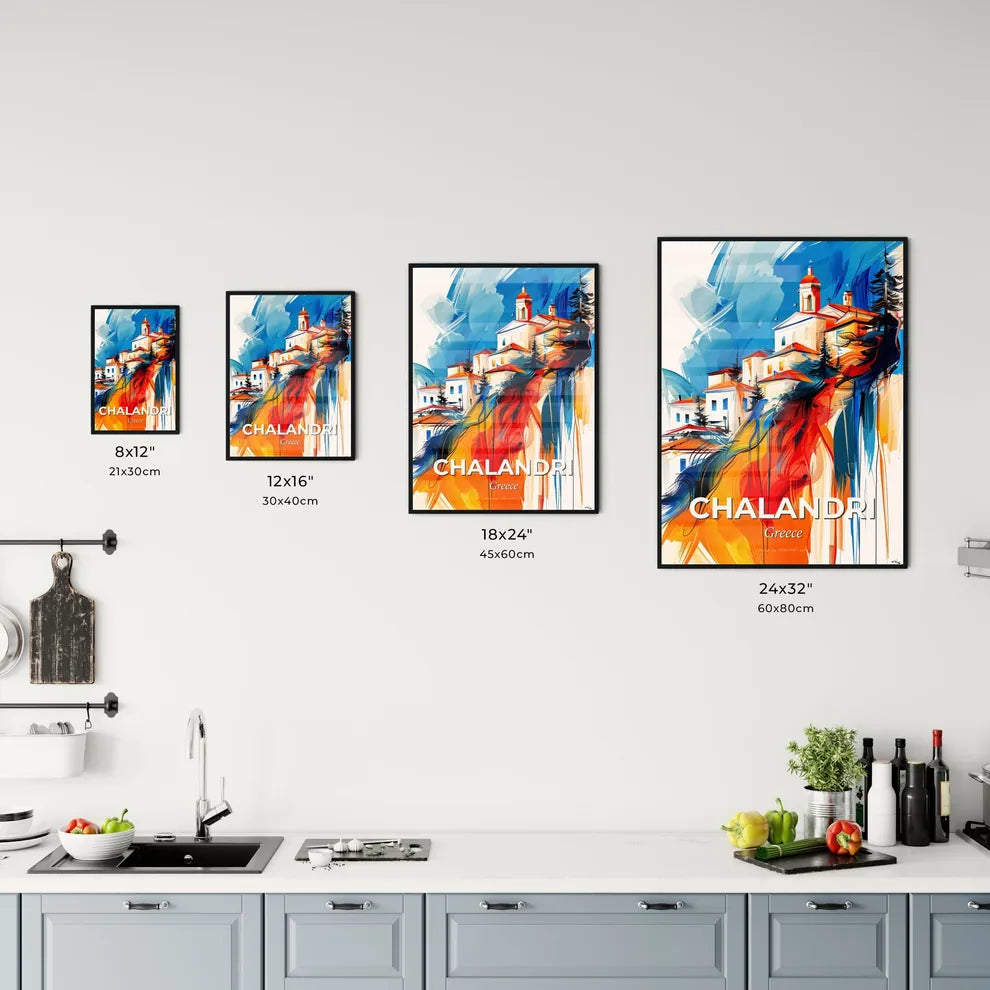 Vibrant Chalandri, Greece Kitchen Art