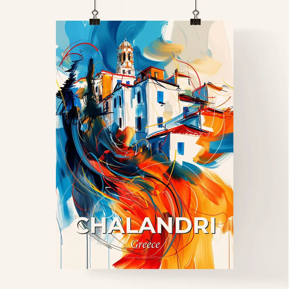 Vibrant Chalandri, Greece Poster