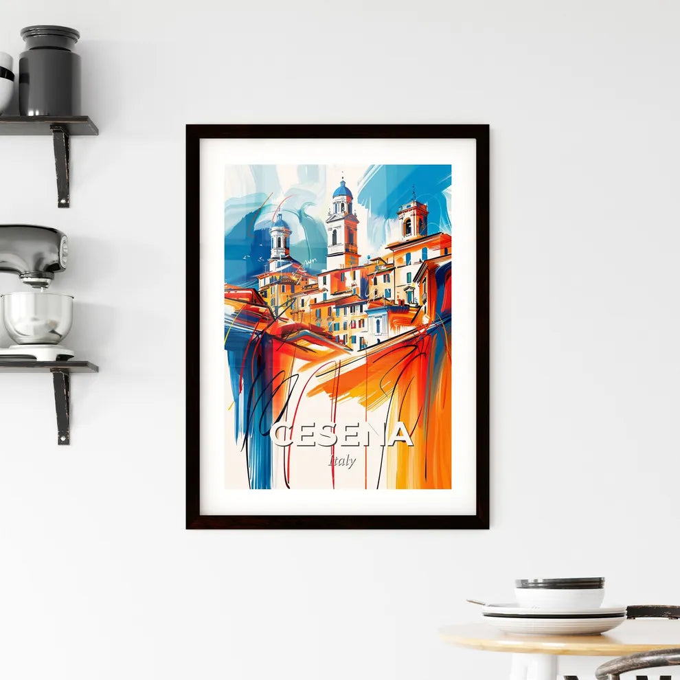 Vibrant Cesena, Italy Framed Print