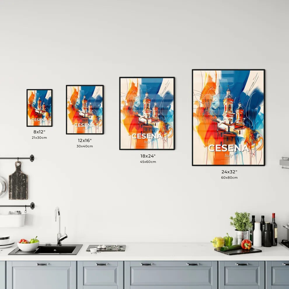 Vibrant Cesena, Italy Kitchen Art