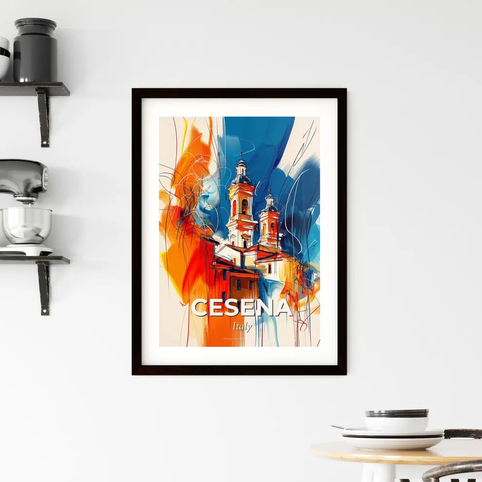 Vibrant Cesena, Italy Framed Print