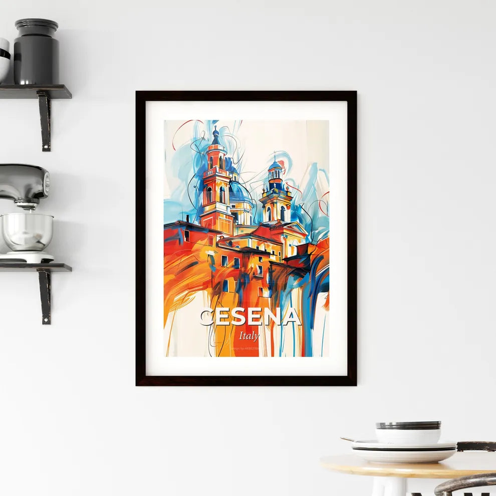 Vibrant Cesena, Italy Framed Print