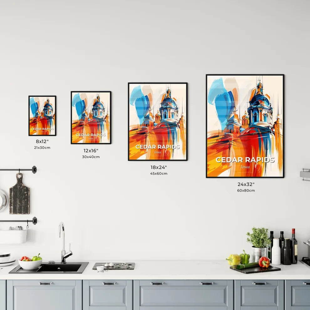 Vibrant Cedar Rapids, Iowa Kitchen Art